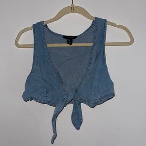 Tie Front Jean Top
